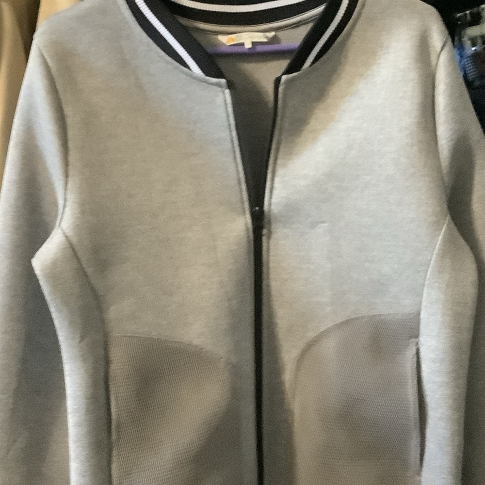 C&C‎ California Gray Jacket with Striped Collar